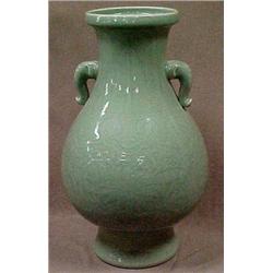 Chinese porcelain vase, bulbous form, with