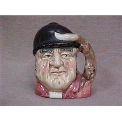 ROYAL DOULTON MINIATURE CHARACTER JUG "GONE