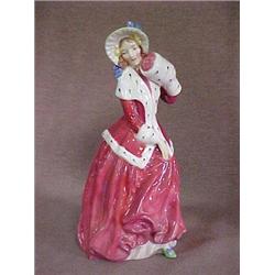 LADY FIGURINE "CHRISTMAS MORN", HN1992, COP