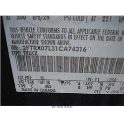 2001 - FORD F-150