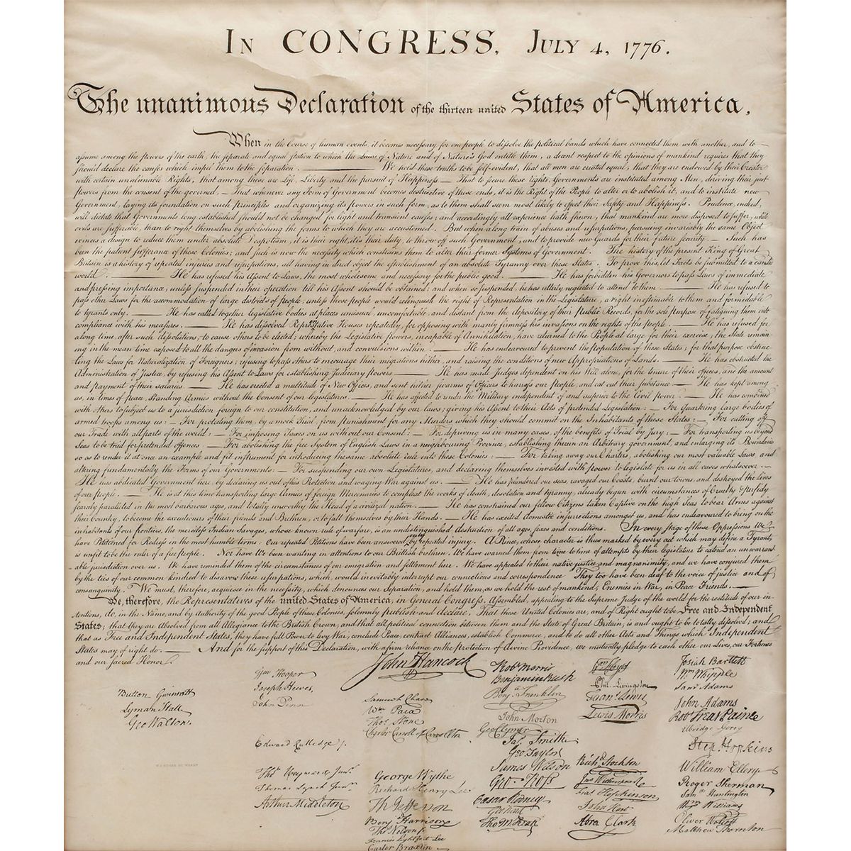 Force Declaration of Independence