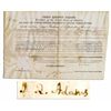 Image 1 : John Quincy Adams DS as President