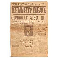 JFK Assassination Newspaper