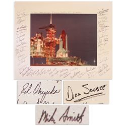 NASA Challenger Signed Photo