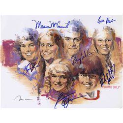 Brady Bunch Signed Print