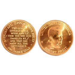 Robert Frost Gold Coin