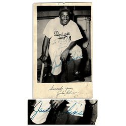 Jackie Robinson Dual-Signed