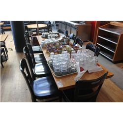 LARGE OAK RESTAURANT TABLE