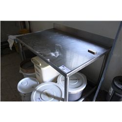 4' STAINLESS STEEL TABLE