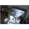 Image 1 : 4' STAINLESS STEEL TABLE