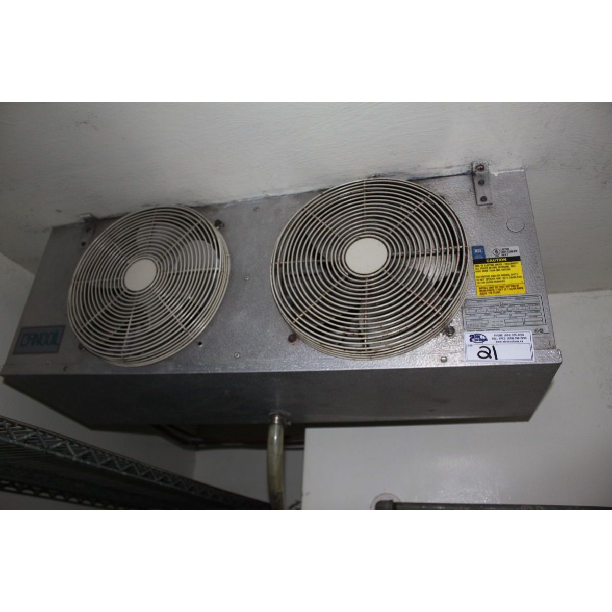 WALK IN COOLER COIL AND COMPRESSOR