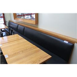 LARGE LENGTH OF BOOTH SEATING