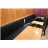 Image 1 : ASSORTED BOOTH SEATING