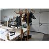 Image 2 : 2 CLOTHING RACKS AND 3 WOOD COAT TREES