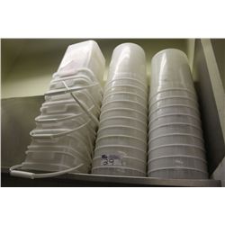 ASSORTED PLASTIC PAILS