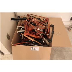 BOX OF HANGERS