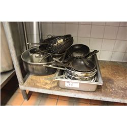 ASSORTED FRYING PANS