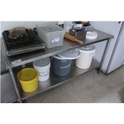 6' STAINLESS STEEL COUNTER