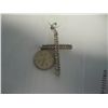 Image 1 : Large Diamond Cross, 14K Gold