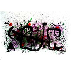Miro "Ma de Proverbis" Lithograph, 1970
