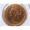 Image 1 : 1882-S $5 Gold Liberty F12