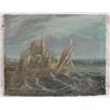 Image 1 : O/C Painting Signed "Jim Sherwood" of Seascape