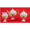 Image 2 : 3 Piece Hand Painted China Tea Set, Ca. 1910