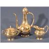Image 1 : "Tiffany & Co." Turkish Style Sterling 3 Piece Tea Set