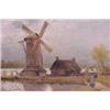 Image 4 : "H. Von Stahl" O/C Painting Entitled "Holland Landscape"