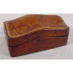 Leather Hinged Vanity Box