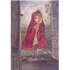 Image 1 : O/C Signed "Littlefield" of Girl in Doorway