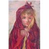 Image 2 : O/C Signed "Littlefield" of Girl in Doorway