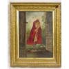 Image 3 : O/C Signed "Littlefield" of Girl in Doorway