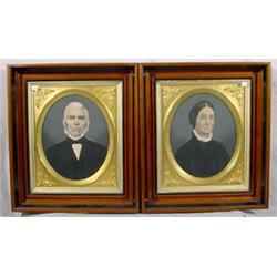 Pair of Hand Colored Photographs
