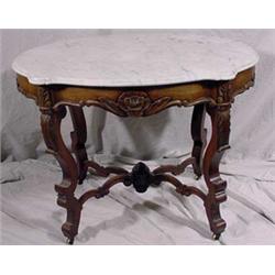 Victorian Carved Rosewood Center Table