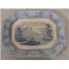 Blue Transferware Ironstone Bowl