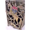 Image 2 : Brass Plated Cast Iron & Tin Magazine Holder