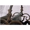 Image 3 : Brass Plated Cast Iron & Tin Magazine Holder