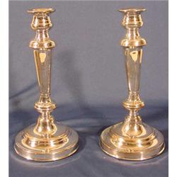 Pair of Silver Plate Candle Sticks