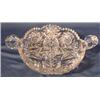 Image 1 : Cut Crystal 2-Handled, 4 Compartment Condiment Server