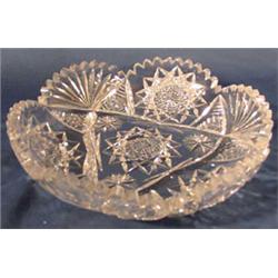 Cut Crystal Serving Dish