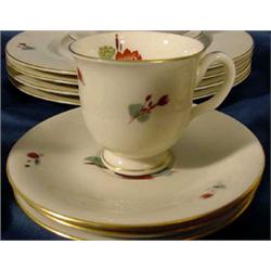 "Castleton" Lotus Pattern 24 Piece China Set, Ca. 1945