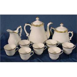 Havilland Type Fine Porcelain Partial Tea Service