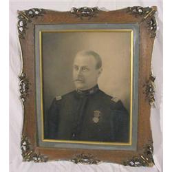 "T. Gegoux 1905" Signed Drawing, Portrait of Military Officer