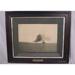 Framed Photo of U.S.S. Nebraska