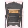 Image 4 : East Lake Style Ebonized Gesso Over Wood Easel Form Table Top Picture Frame with Vintage Photograph