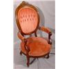 Image 1 : Carved Walnut Victorian Arm Chair