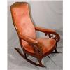 Image 1 : Victorian Walnut Carved Rocker