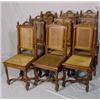 Image 3 : 9 Piece Carved Oak Dining Suite