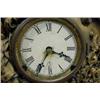 Image 4 : Gold Painted Cast Metal Mantel Clock, 19th C.